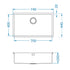 Alveus Monarch Quadrix 60 Copper, topmount/undermount sink