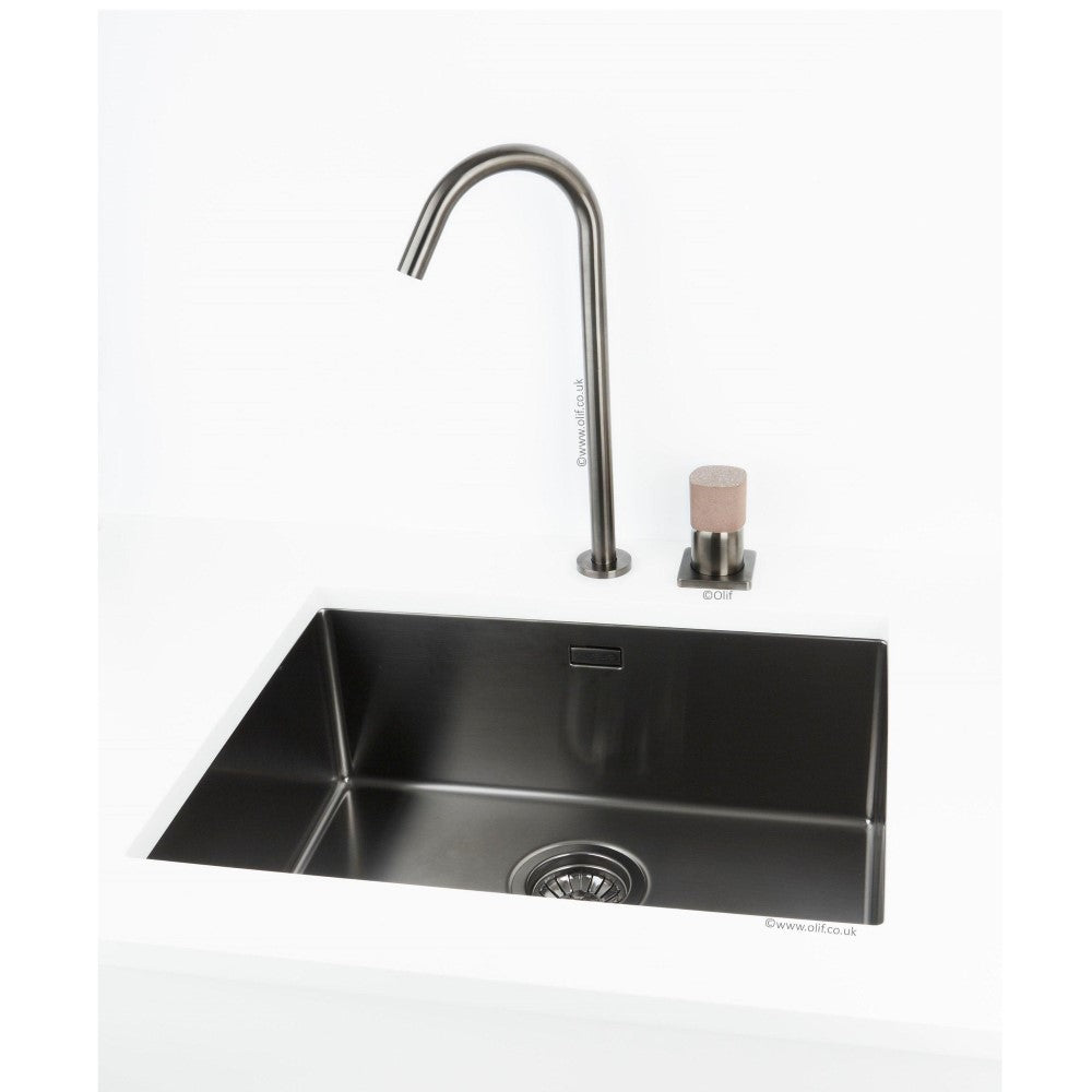 Alveus Monarch Quadrix 60 Anthracite, flush/slim/undermount sink