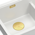 Quadron Nano GOLD PVD (stable) Single Plumbing Kit