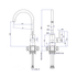 Quadron Naomi Patinated Brass (STABLE) kitchen mixer tap