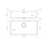 Artinox Radius 81, undermount kitchen sink