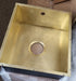 Olif Crudo 34 Virgin Brass kitchen sink, undermount or topmount