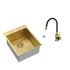 Quadron Russel 90 Gold, PVD Nano kitchen sink