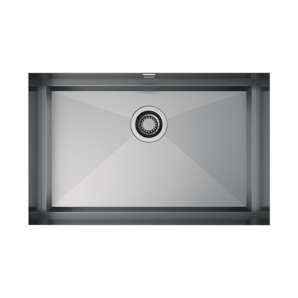 Artinox Shore 65 Cladded Gunmetal Kitchen Sink