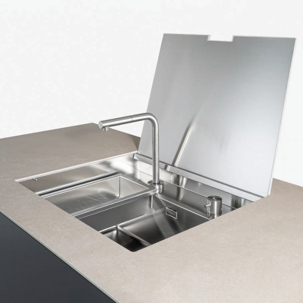 Artinox Startac Marina 55, outdoor kitchen sink with cover