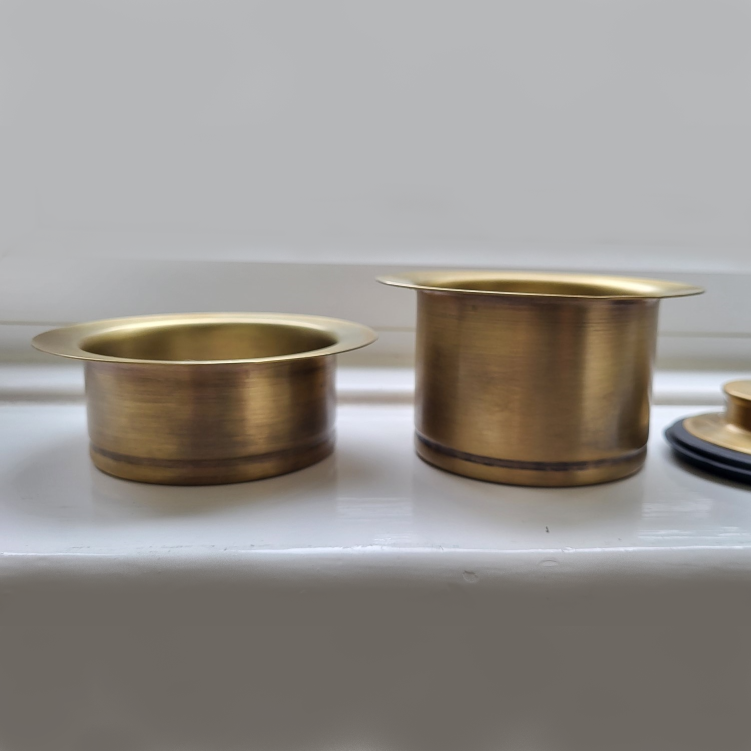 InSinkerator Evolution 750SR VIRGIN MATTE BRASS food waste disposer