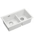Quadron Logan 120 White, topmount or undermount sink