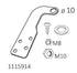 Alveus ALLFIX-A Tap-to-Worktop Brace - Olif