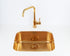 Alveus Delfino Bronze, kitchen mixer tap, Monarch collection - Olif