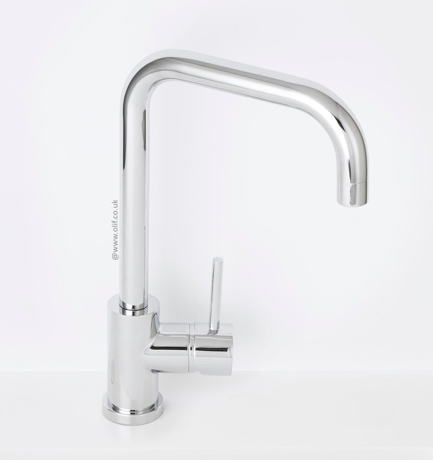 Alveus Delfino Chrome, kitchen mixer tap - Olif