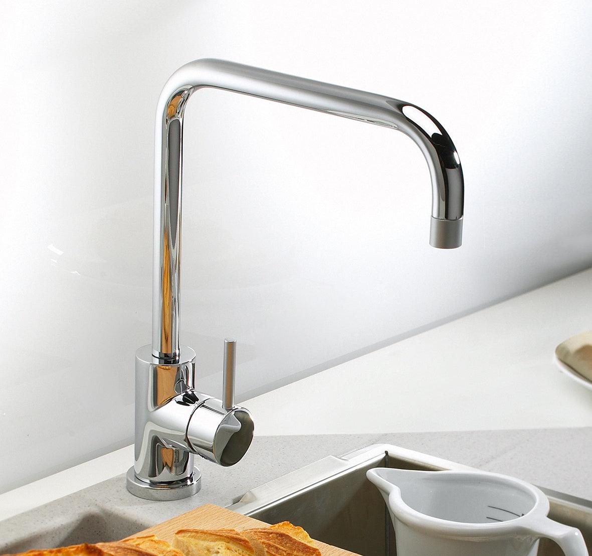 Alveus Delfino Chrome, kitchen mixer tap - Olif