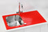 Alveus Glassix 10, inset sink, glass/ stainless steel - Olif