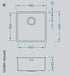 Alveus Kombino 30, undermount or topmount sink - Olif