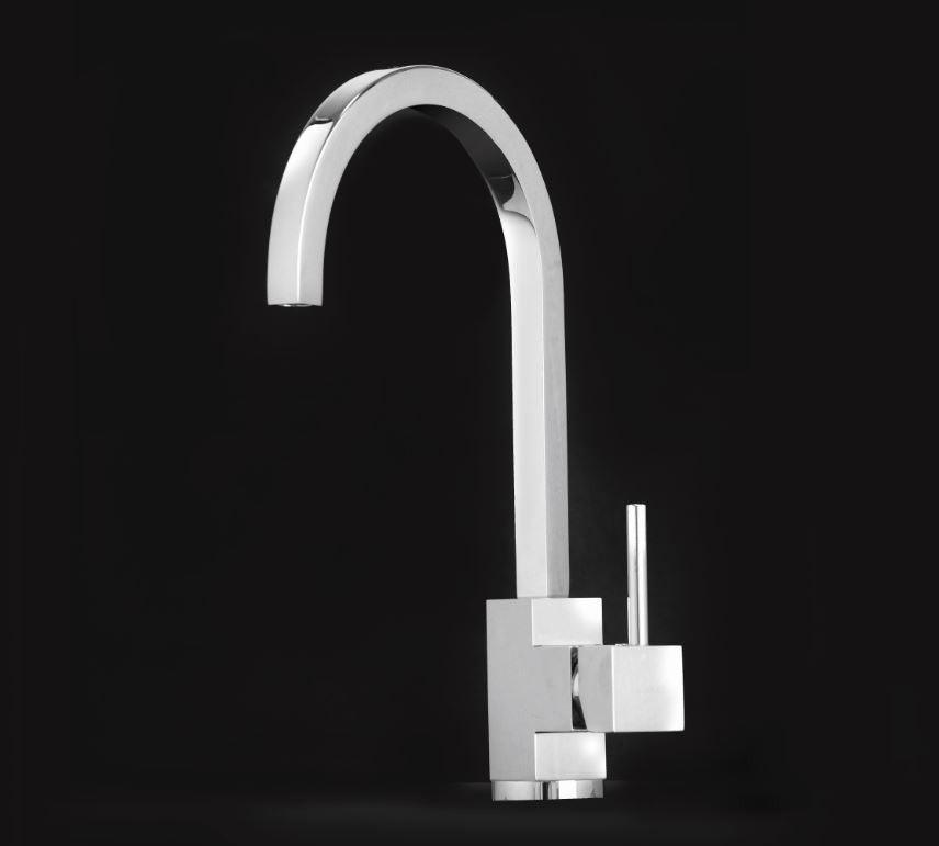 Alveus Lago Chrome, kitchen mixer tap - Olif