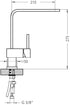 Alveus Laguna Chrome, kitchen mixer tap - Olif