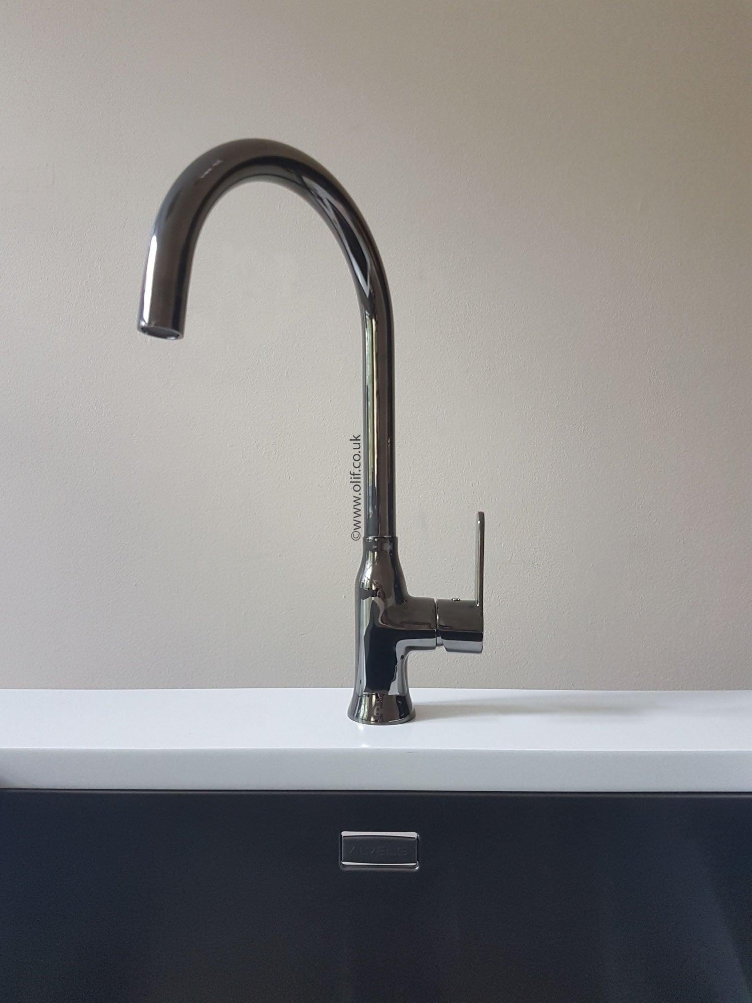 Alveus Leo Anthracite, kitchen mixer tap, Monarch Collection - Olif