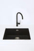 Alveus Leo Matte Black, kitchen mixer tap, Monarch collection - Olif