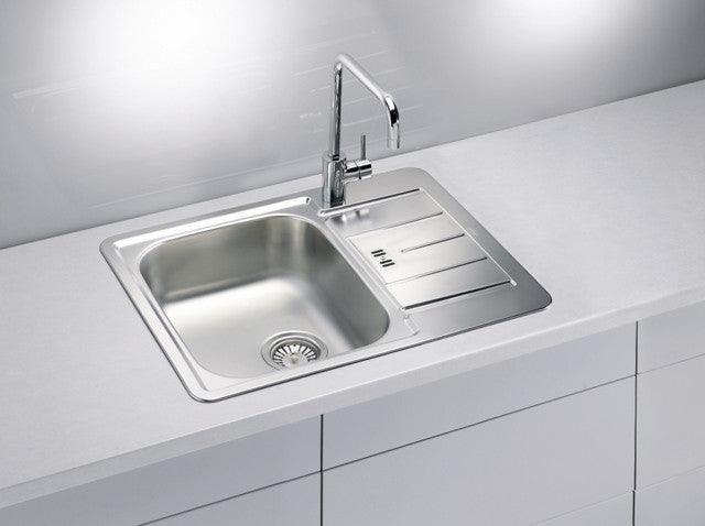 Alveus Line 110, inset sink, satin finish - Olif