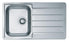 Alveus Line 20, inset sink, satin finish - Olif