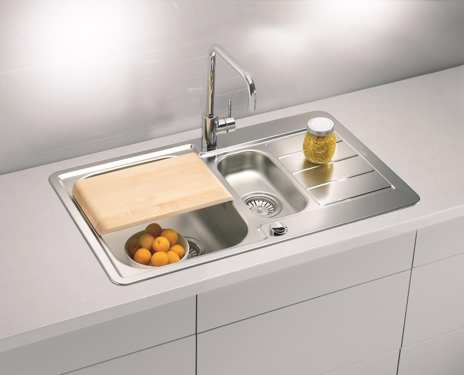 Alveus Line 70, inset sink, satin finish - Olif