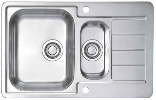 Alveus Line 70, inset sink, satin finish - Olif