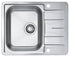 Alveus Line Maxim 60, inset sink, satin finish - Olif