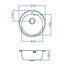 Alveus Monarch Form 30 Bronze, inset sink - Olif