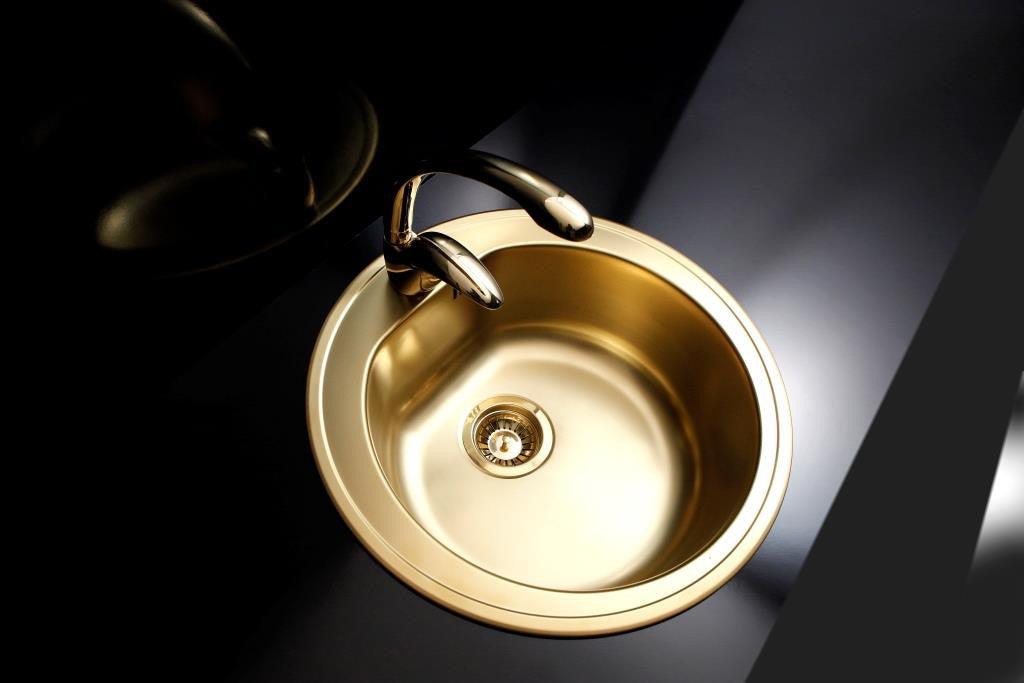 Alveus Monarch Form 30 Gold, inset sink - Olif