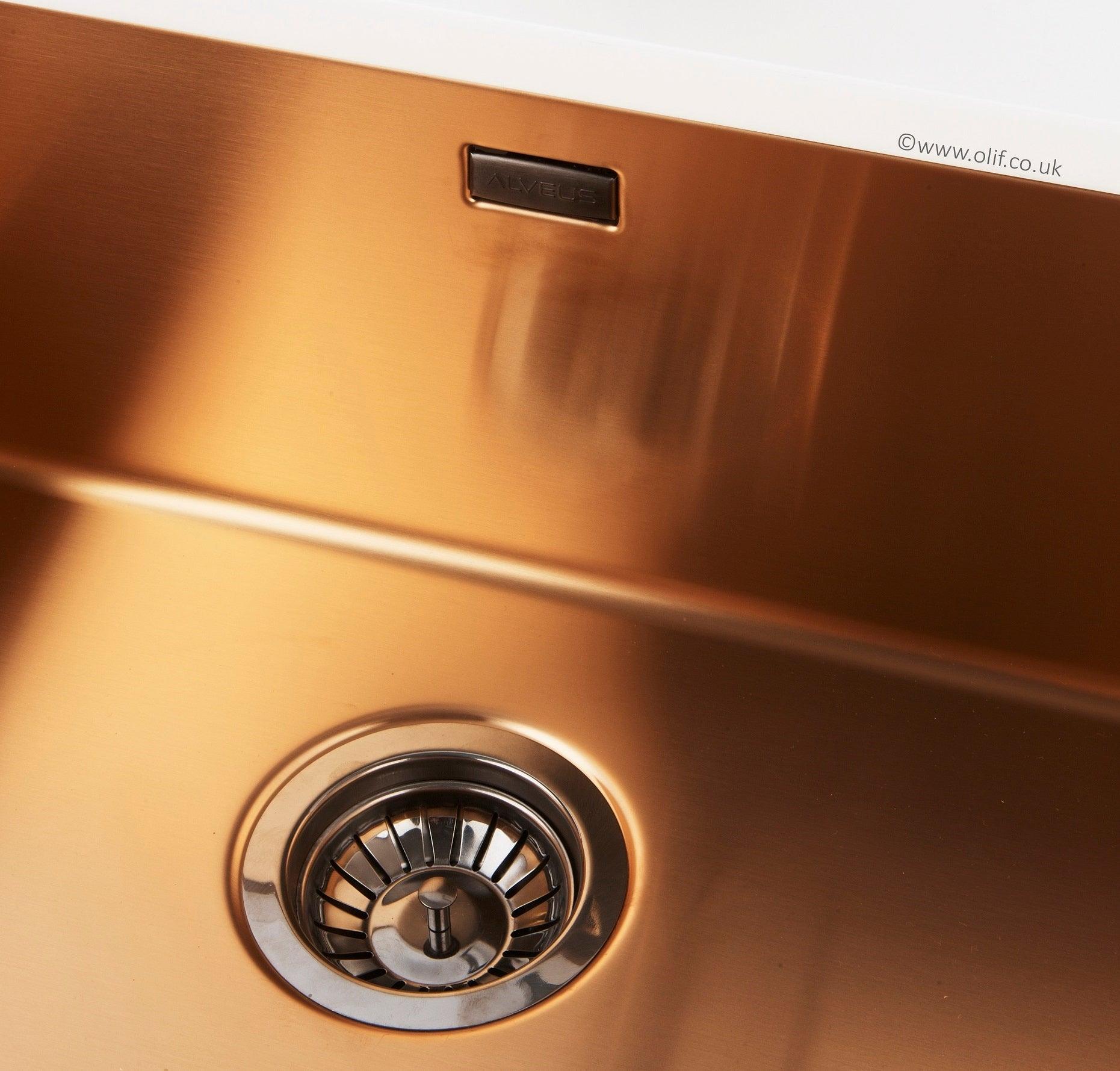 Alveus Monarch Kombino 10 Copper, Mix & Match sink - Olif