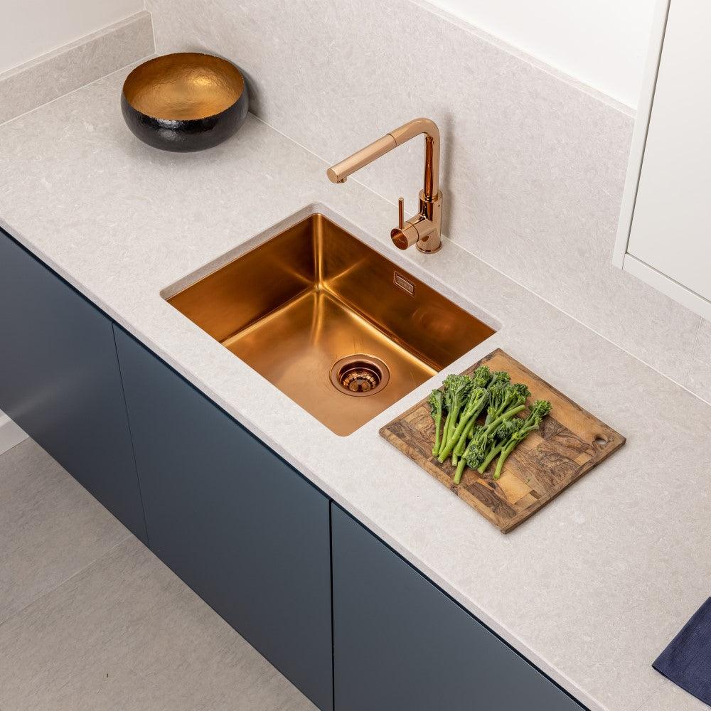 Alveus Monarch Kombino 50 Bronze undermount sink - Olif