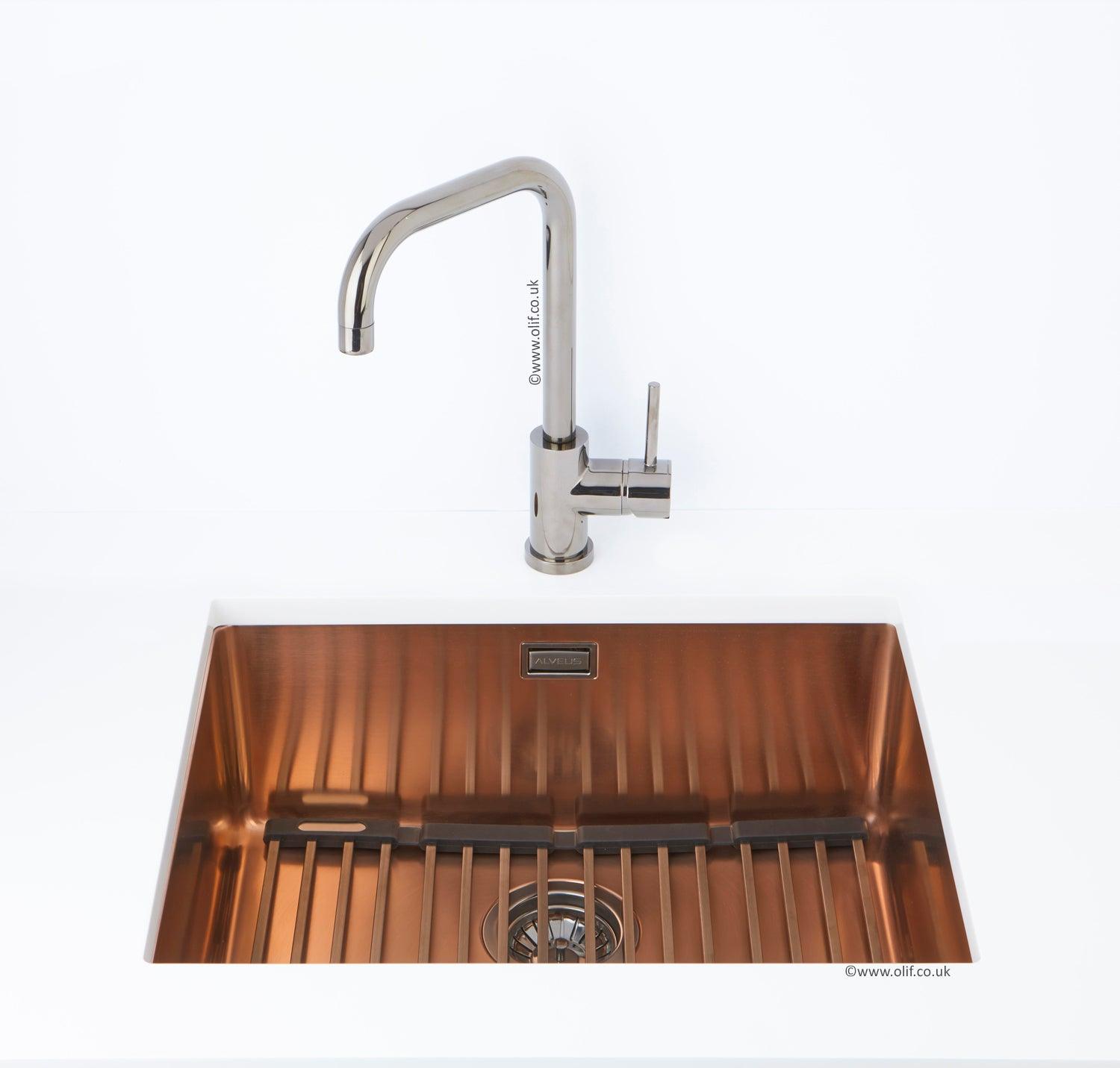 Alveus Monarch Kombino 50 Copper MIX & MATCH sink - Olif