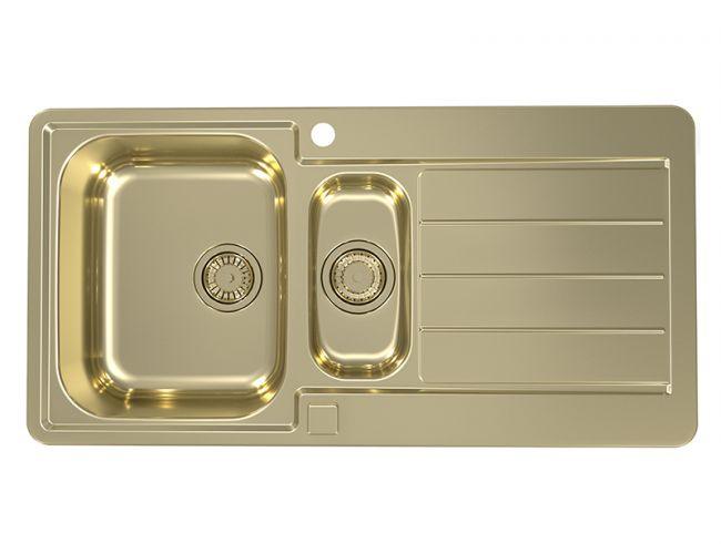 Alveus Monarch Line 10 Gold, inset sink - Olif