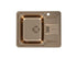 Alveus Monarch Line 60 Copper, inset sink - Olif