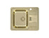 Alveus Monarch Line 60 Gold, inset sink - Olif