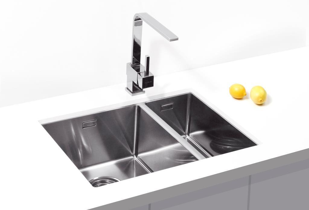 Alveus Monarch Quadrix 120 Anthracite, undermount sink - Olif