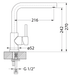 Alveus Monarch Quadrix 30 Gold, flush/slim/undermount sink - Olif