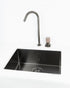 Alveus Monarch Quadrix 50 Anthracite, flush/slim/undermount sink - Olif