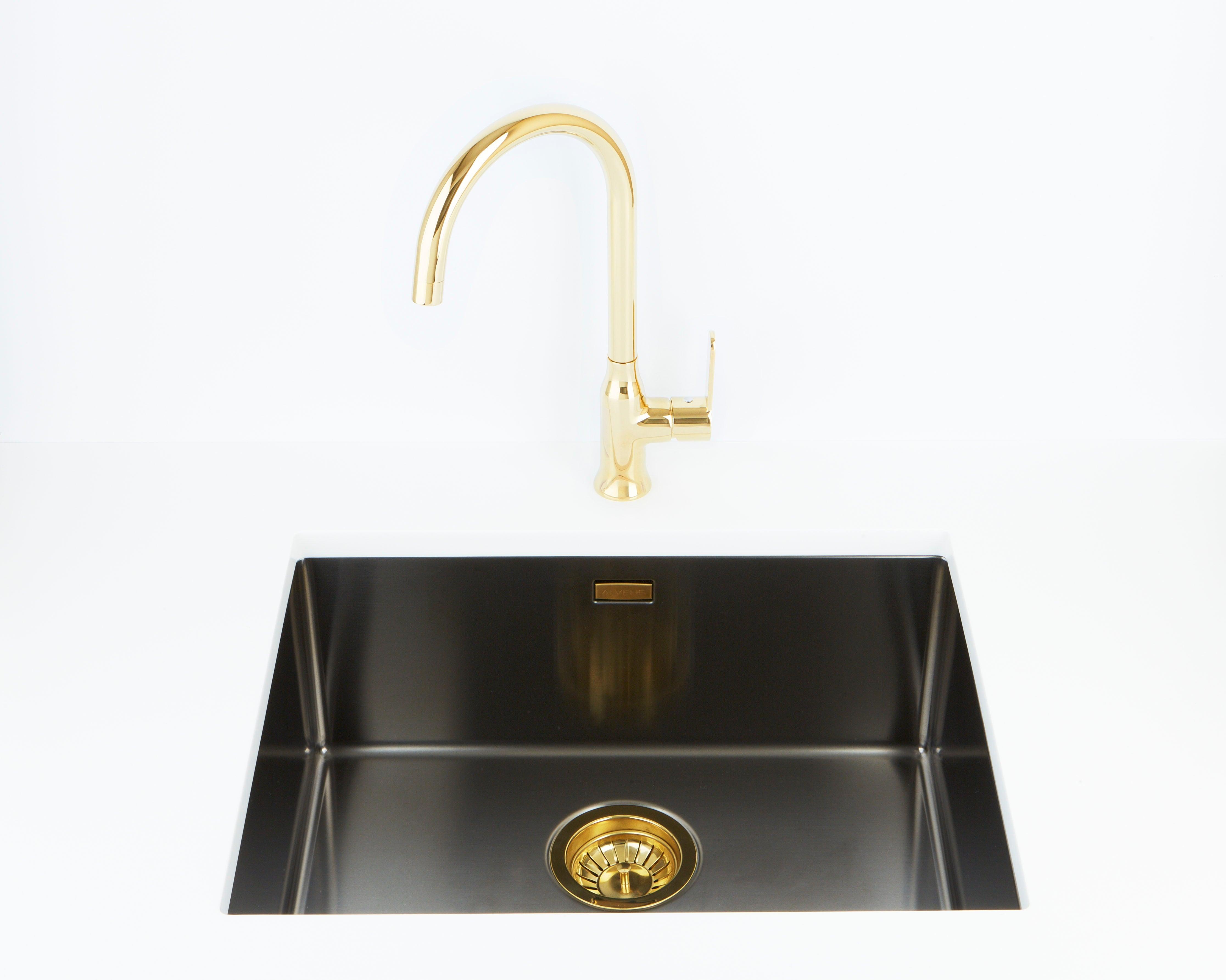 Alveus Monarch Quadrix 50 Anthracite MIX & MATCH sink - Olif