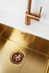 Alveus Monarch Quadrix 50 Gold MIX & MATCH sink - Olif