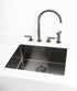 Alveus Monarch Quadrix 60 Anthracite, flush/slim/undermount sink - Olif