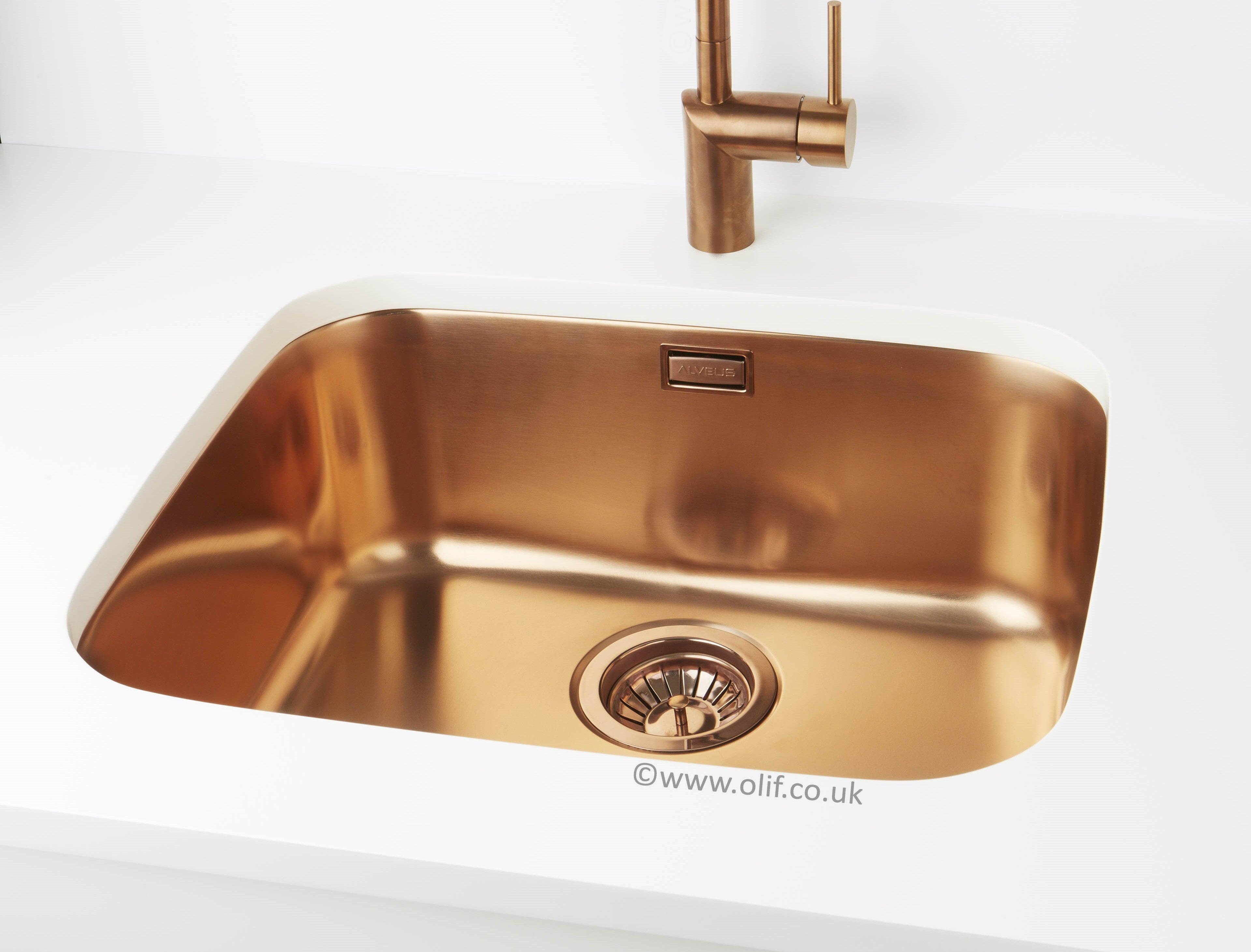 Alveus Monarch Variant 10 Copper, undermount sink - Olif