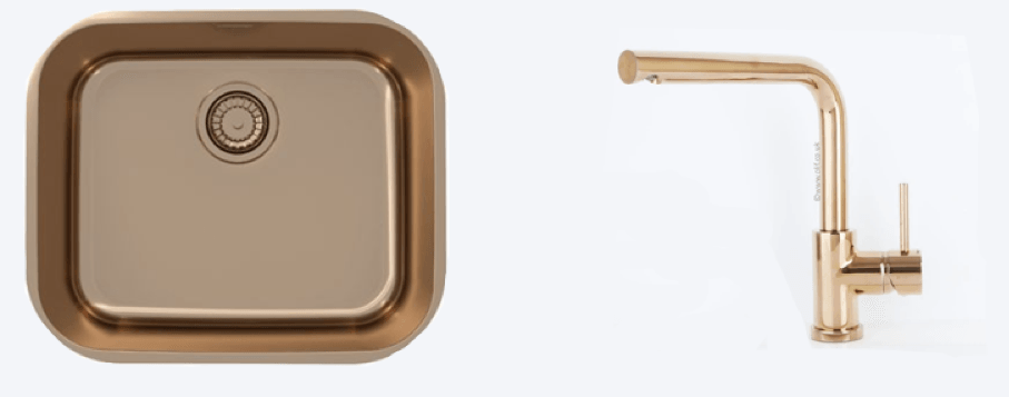 Alveus Monarch Variant 10 Copper, undermount sink - Olif