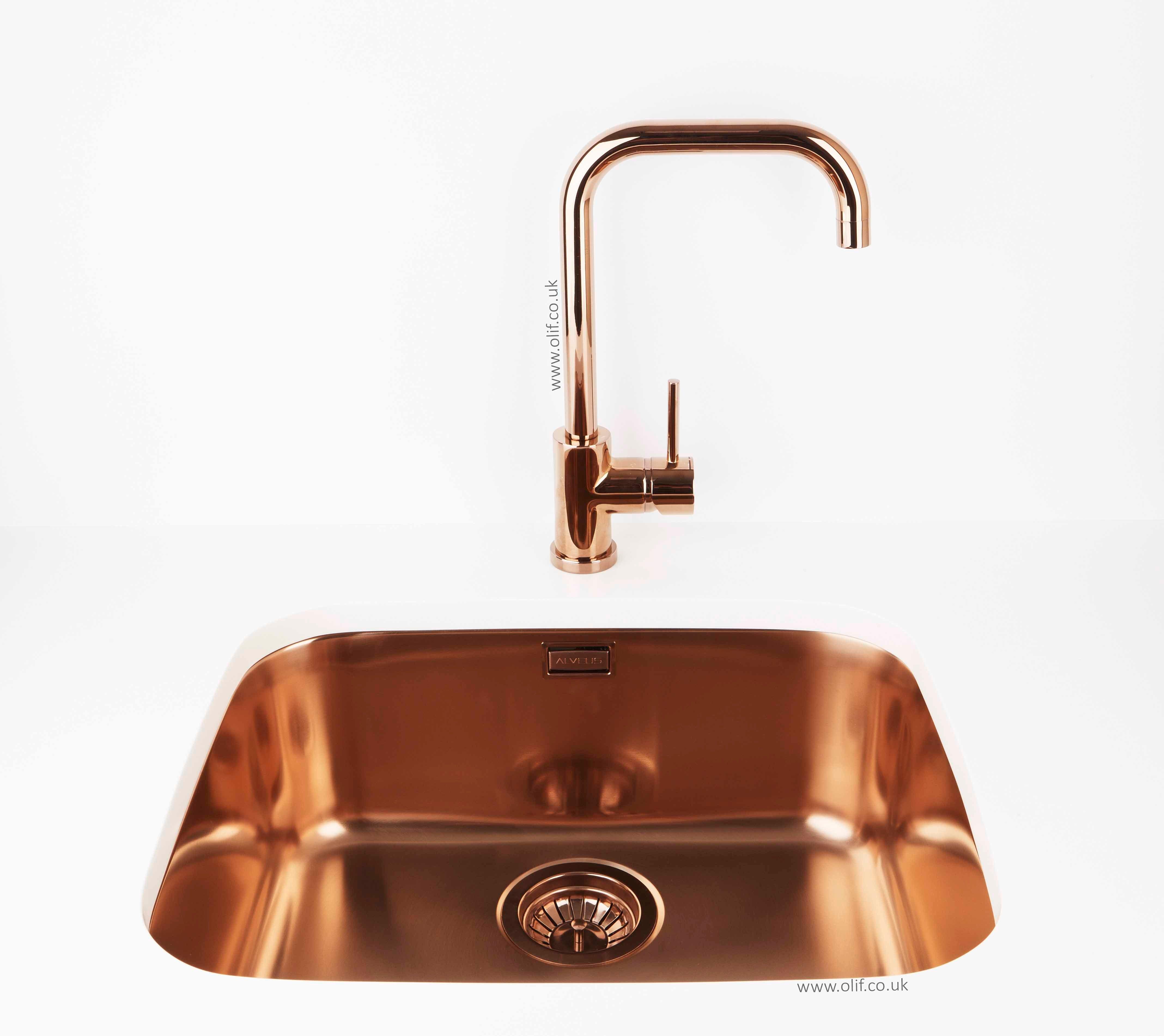 Alveus Monarch Variant 10 Copper, undermount sink - Olif