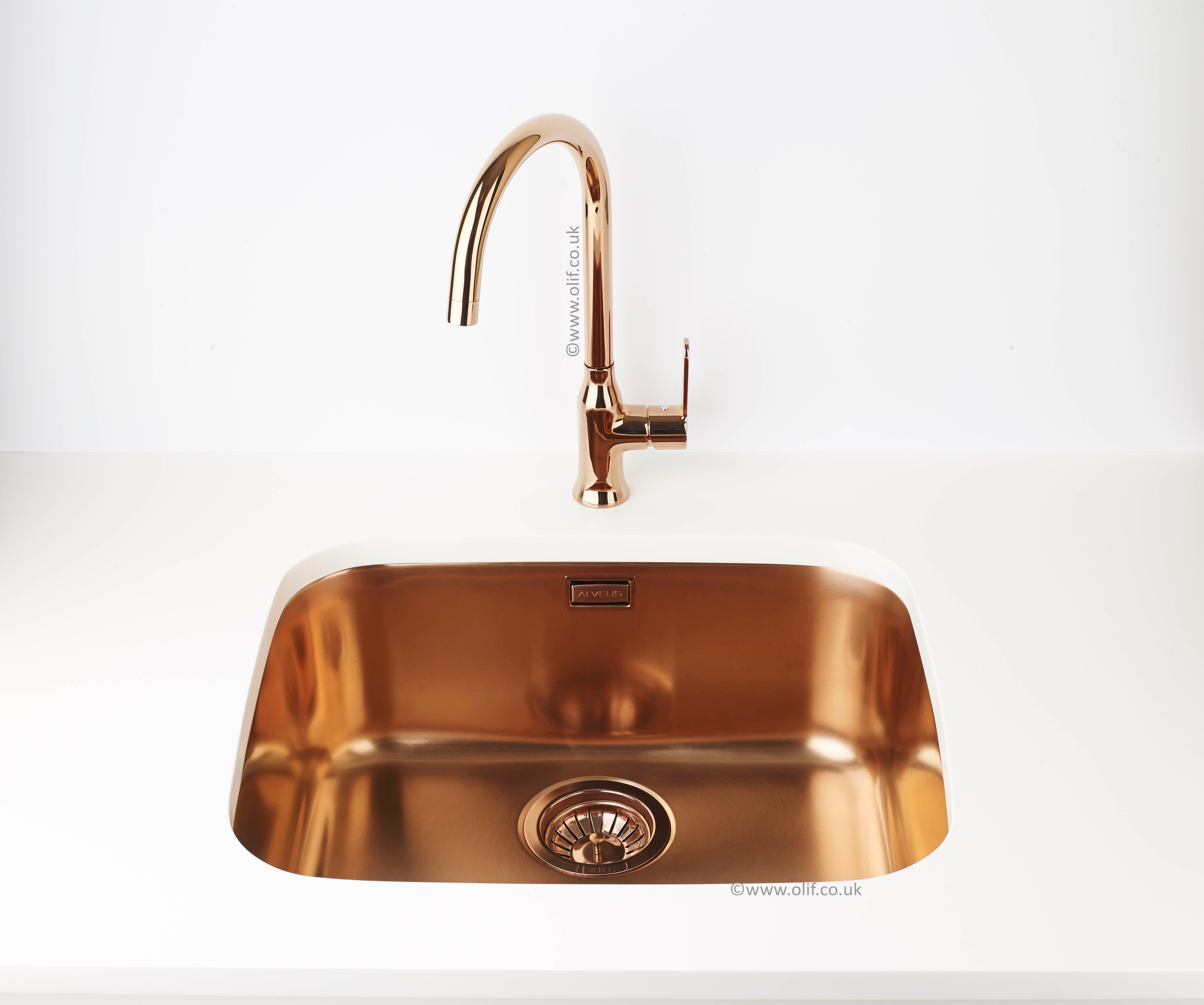 Alveus Monarch Variant 10 Copper, undermount sink - Olif