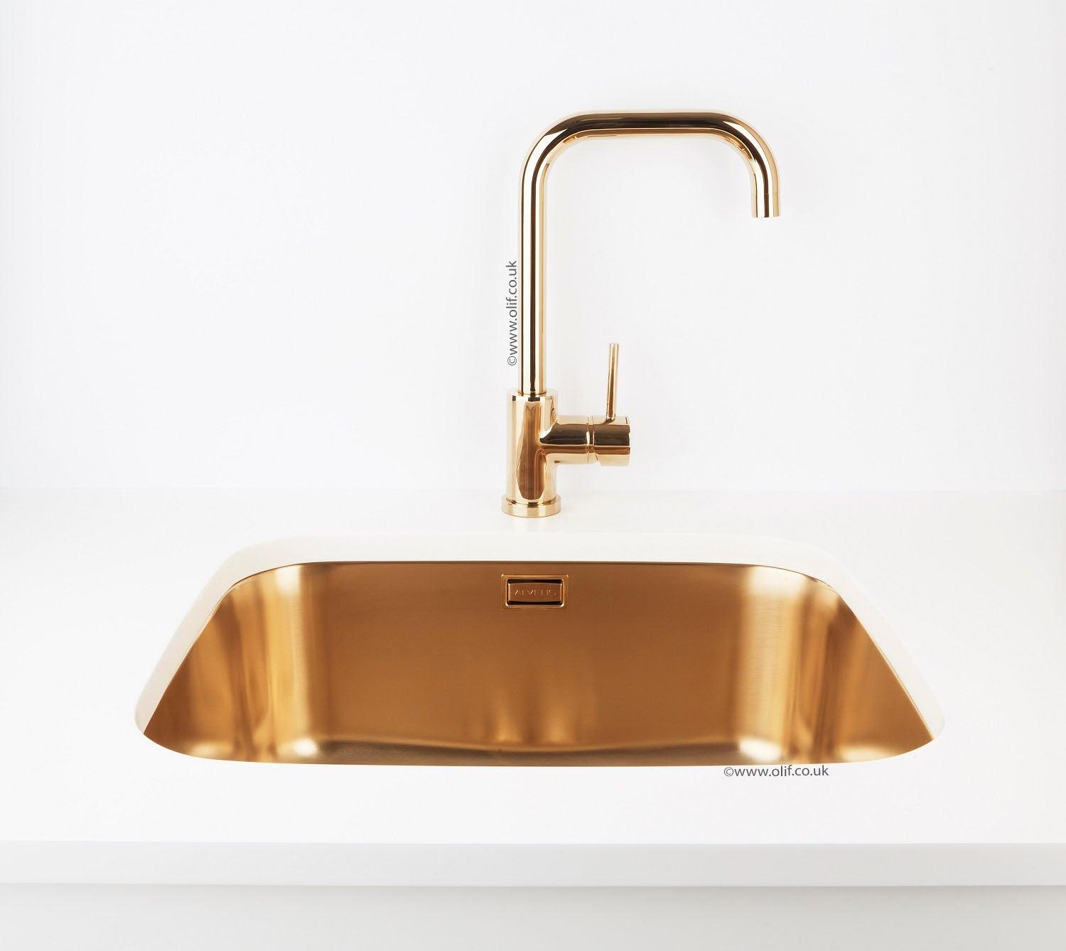 Alveus Monarch Variant 10 Gold undermount sink - Olif