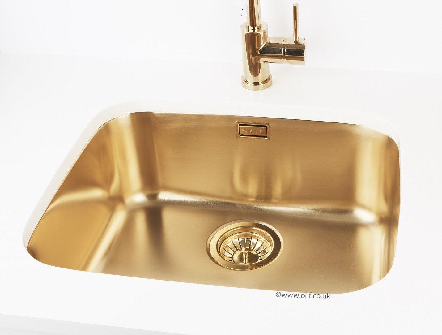 Alveus Monarch Variant 10 Gold undermount sink - Olif