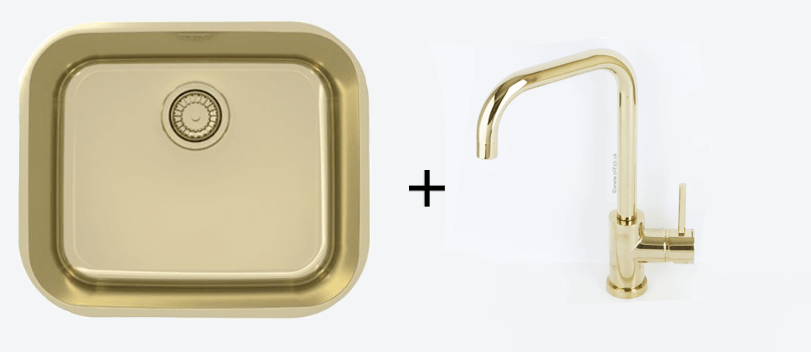 Alveus Monarch Variant 10 Gold undermount sink - Olif