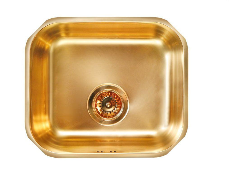 Bronze Brass kitchen sink, undermount Alveus Monarch Variant 40 Bronze Olif