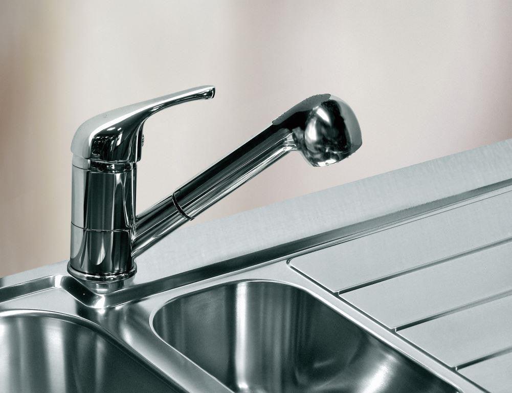 Alveus Mura-PS Chrome, kitchen mixer tap - Olif