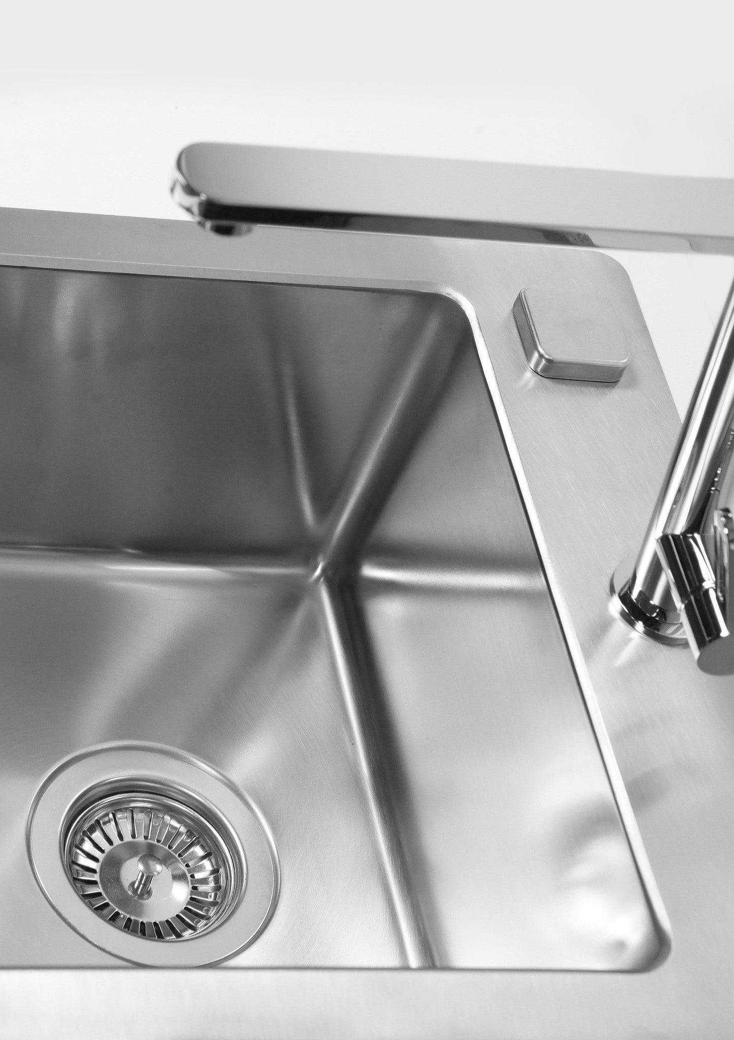 Alveus Pure 10, flush or flat-mount sink - Olif